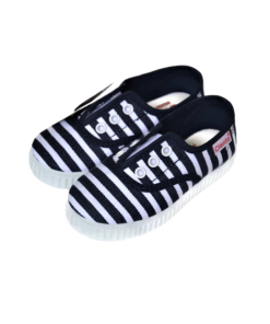 Cienta – Canvas instapschoen – gestreept – navy – mt 30 - Eileen4Kids