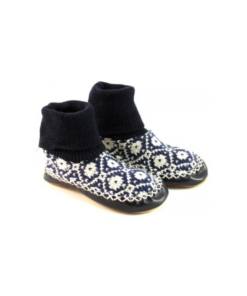 Litha - sokpantoffel - navy - Eileen4Kids