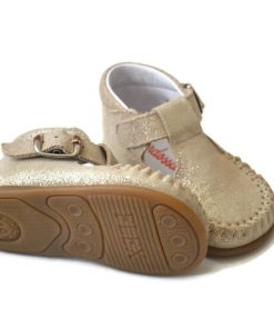 Bardossa kinderschoen Kiba glitter naturel - Eileen4Kids