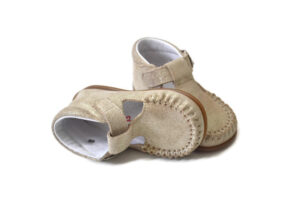 Bardossa kinderschoen Kiba glitter naturel - Eileen4Kids