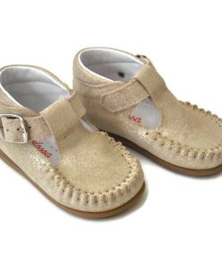 Bardossa kinderschoen Kiba glitter naturel - Eileen4Kids