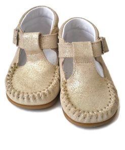 Bardossa kinderschoen Kiba glitter naturel - Eileen4Kids