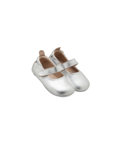 OLD SOLES – ballerina’s – zilver - Eileen4Kids