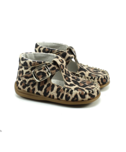 Bardossa - kinderschoen - Kiba - leopardo beige - Eileen4Kids