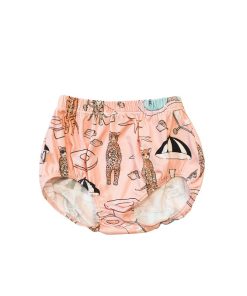 HEBE - korte broek - pool print - roze - Eileen4Kids