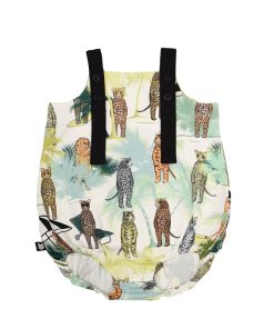 HEBE - romper - spagettibandjes - dierenprint tropical beach - Eileen4Kids