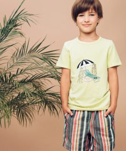 HEBE - t-shirt - geel - Eileen4Kids