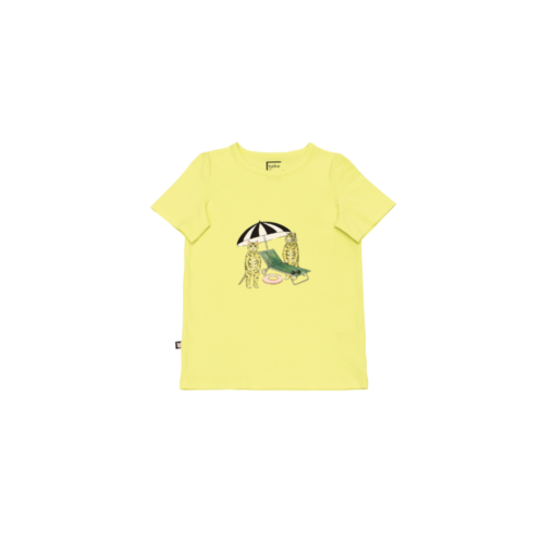HEBE - t-shirt - korte mouwen - geel - Eileen4Kids