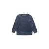 HEBE - sweater cotton velvet - navy - Eileen4Kids