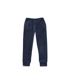 HEBE - velvet joggingbroek - navy - Eileen4Kids