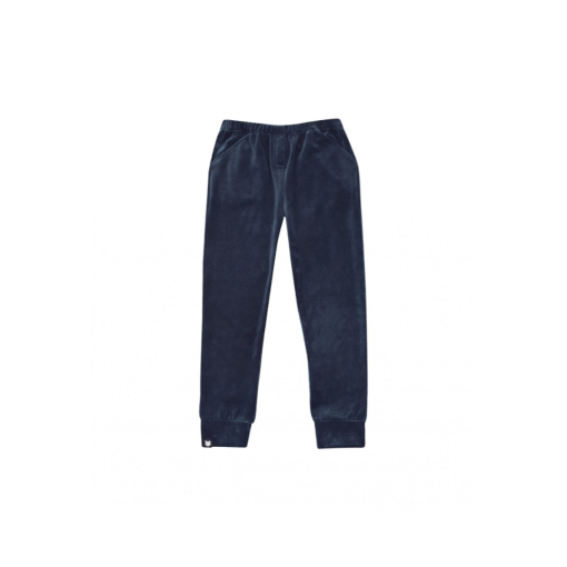 HEBE - velvet joggingbroek - navy - Eileen4Kids