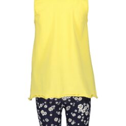 Blue Seven - 2-delige meisjes set - geel - shirt & korte broek - Eileen4Kids