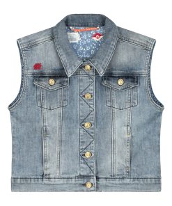 Blue Barn Jeans - spijkerjasje - mouwloos - tasogare wash - Eileen4Kids