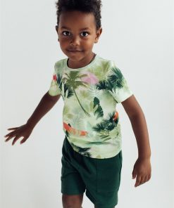 HEBE - jongens korte broek - groen - Eileen4Kids