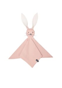 HEBE - knuffeldoekje - konijn effen roze - Eileen4Kids