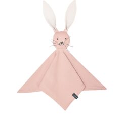 HEBE - knuffeldoekje - konijn effen roze - Eileen4Kids