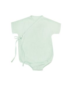 HEBE - romper - overslag - mousseline mint - Eileen4Kids