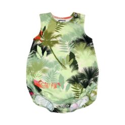 HEBE - romper - palm print - groen - Eileen4Kids