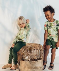 HEBE - jongens korte broek - groen - Eileen4Kids