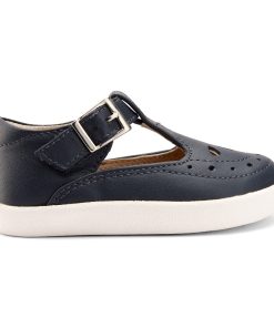 OLD SOLES - kinderschoen - T-band - navy - Eileen4Kids