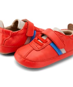 OLD SOLES - sneaker rework - red/gris/neon blue - Eileen4Kids