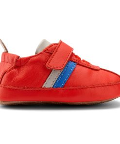 OLD SOLES - sneaker rework - red/gris/neon blue - Eileen4Kids