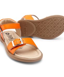 Old Soles - kinderschoen -Nevana Neon Orange sandaal - Eileen4Kids