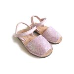 Cienta - kinderschoen - sandaal - glitter roze