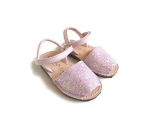 Cienta - kinderschoen - sandaal - glitter roze