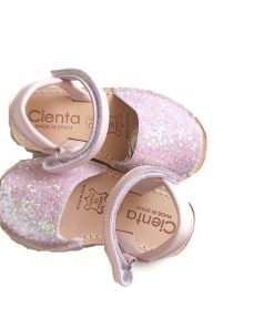 Cienta - kinderschoen - sandaal - glitter roze - Eileen4Kids