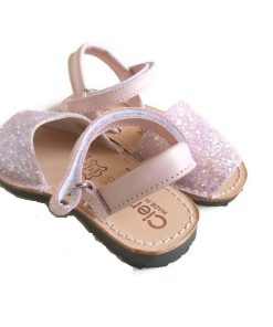 Cienta - kinderschoen - sandaal - glitter roze - Eileen4Kids