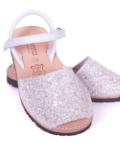 Cienta - sandaal glitter wit - Eileen4Kids