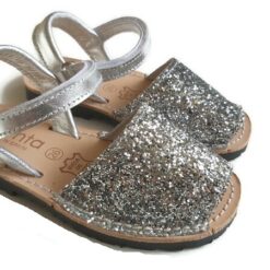 Cienta - kinderschoen - sandaal - glitter zilver - Eileen4Kids