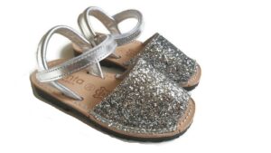 Cienta - kinderschoen - sandaal - glitter zilver - Eileen4Kids