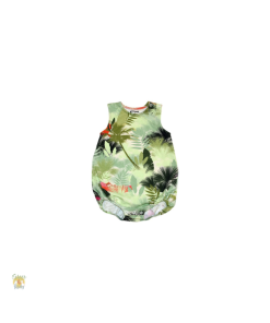 HEBE - romper - palm print - groen - Eileen4Kids