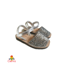 Cienta - kinderschoen - sandaal - glitter zilver - Eileen4Kids