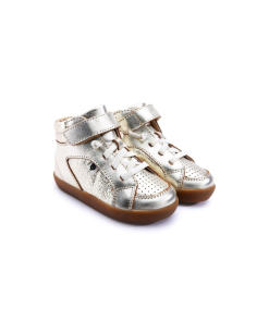 OLD SOLES - kinderschoen - hoge sneakers - spartan - gold pebble - Eileen4Kids