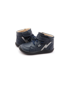 OLD SOLES – kinderschoen – hoge sneakers – light the ground – navy - Eileen4Kids