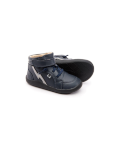 OLD SOLES – kinderschoen – hoge sneakers – light the ground – navy - Eileen4Kids