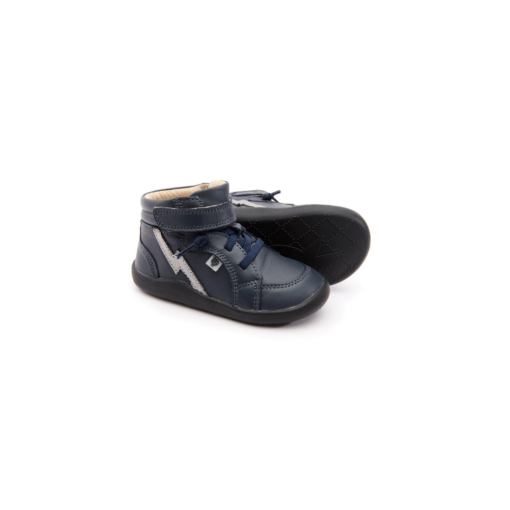 OLD SOLES – kinderschoen – hoge sneakers – light the ground – navy - Eileen4Kids