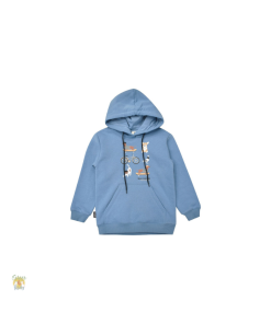 HEBE - hoodie - blauw - Eileen4Kids