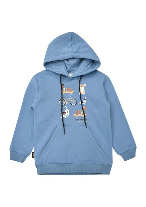 HEBE - hoodie - blauw - Eileen4Kids