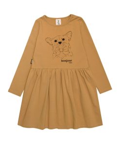 HEBE - jurk - mustard - Eileen4Kids