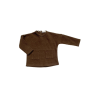 Riffle Amsterdam - baby rib shirt - effen bruin - Eileen4Kids