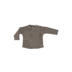 Riffle Amsterdam - baby shirt - lange mouwen - gestreept - bruin - Eileen4Kids