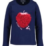 Blue Seven - shirt lange mouwen - berry - blauw - Eileen4Kids