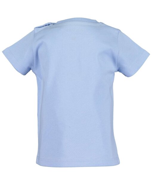 Blue Seven - T-shirt - happy bee -blauw - Eileen4Kids