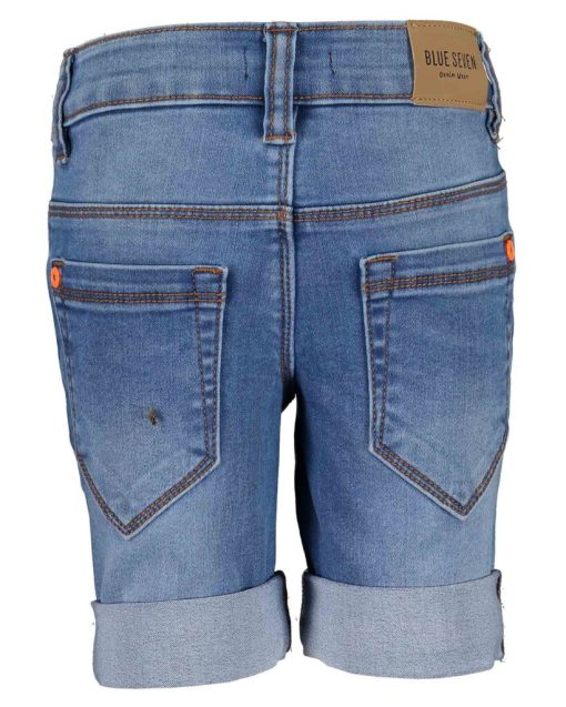 Blue Seven - jongens jogjeans short - blauw - Eileen4Kids