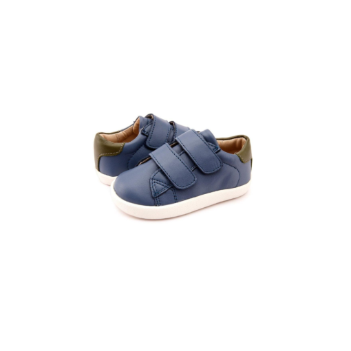 OLD SOLES – kinderschoen – lage sneakers – toddy shoe – petrol - Eileen4Kids