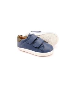 OLD SOLES – kinderschoen – lage sneakers – toddy shoe – petrol - Eileen4Kids